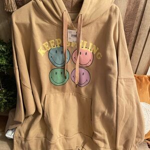 AMERICAN EAGLE SMILEY HOODIE NWT XL❤️❤️❤️